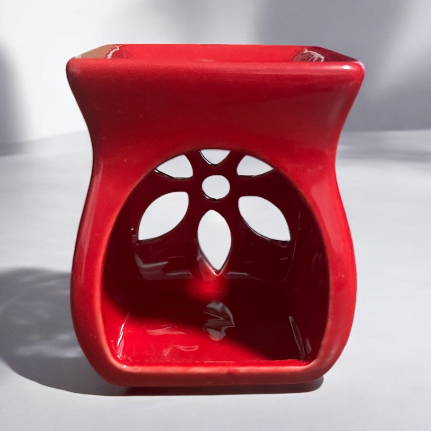 Tea Light - Red Ceramic