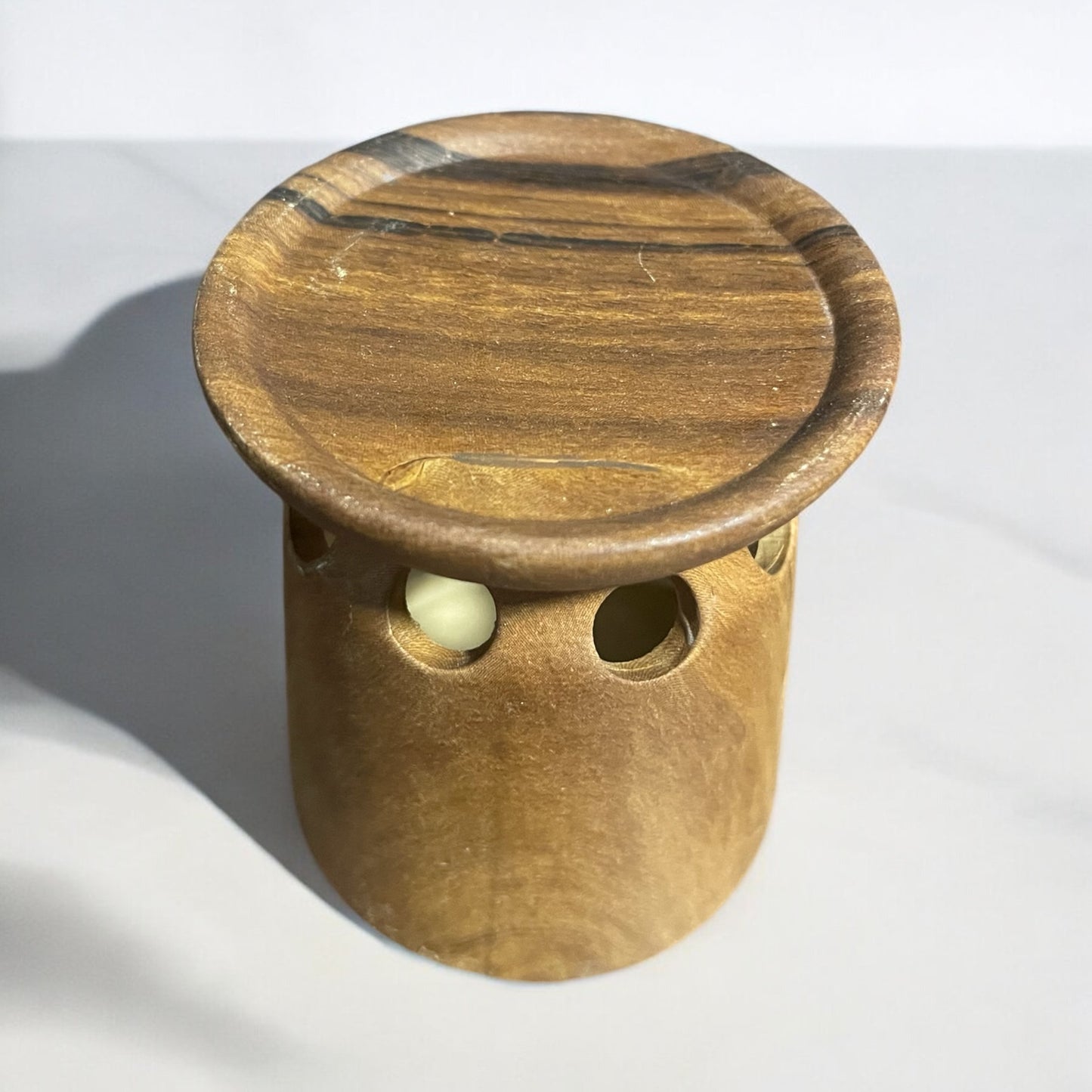 Tea Light - Wood Ceramic Warmer