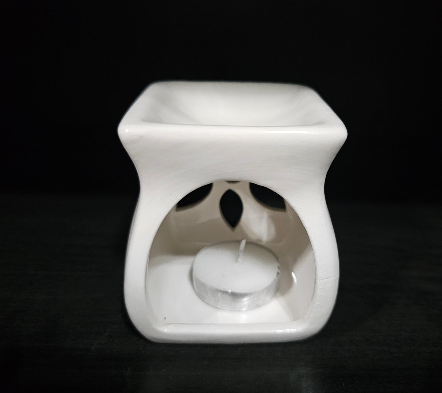 Tea Light - White Ceramic