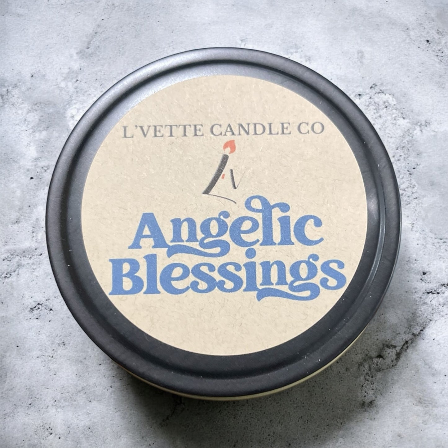 Wickless Tin Candles - Angelic Blessings