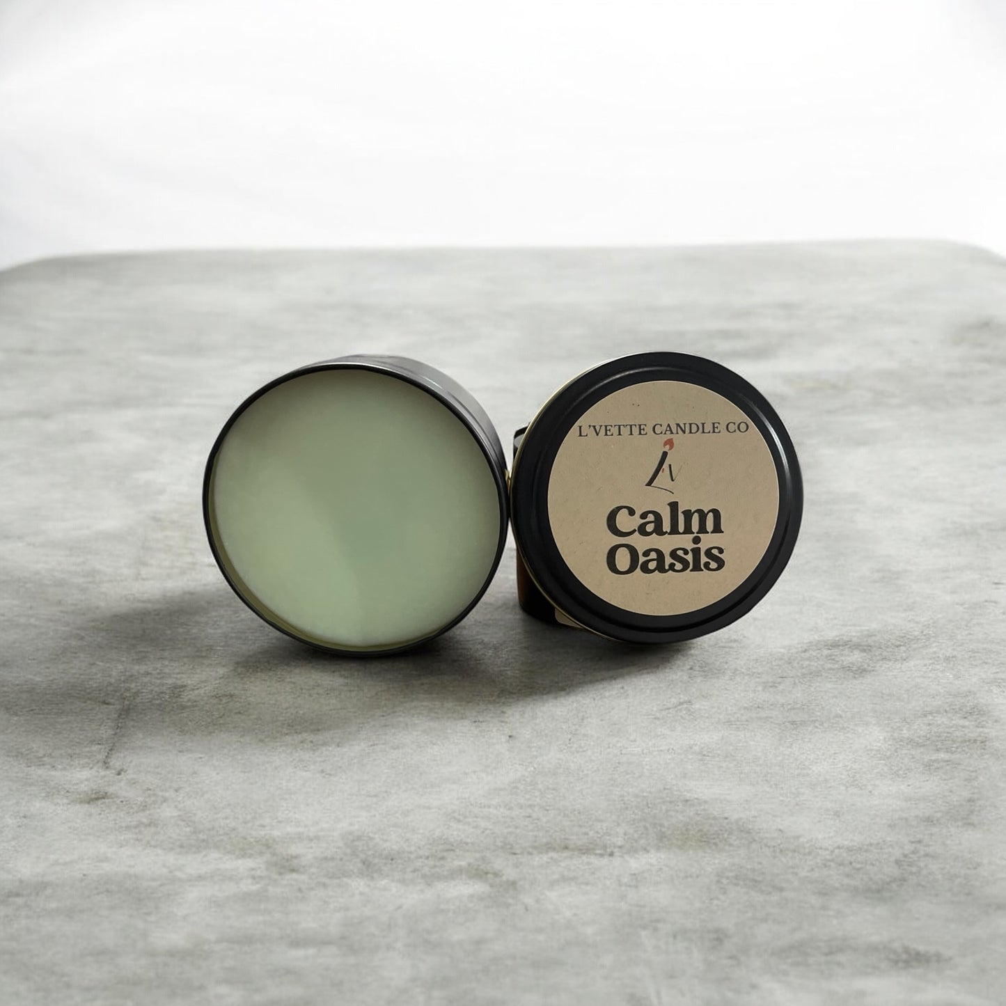 Wickless Tin Candles - Calm Oasis