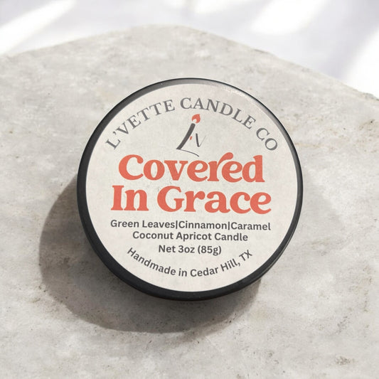 Candle Tin - Covered in Grace