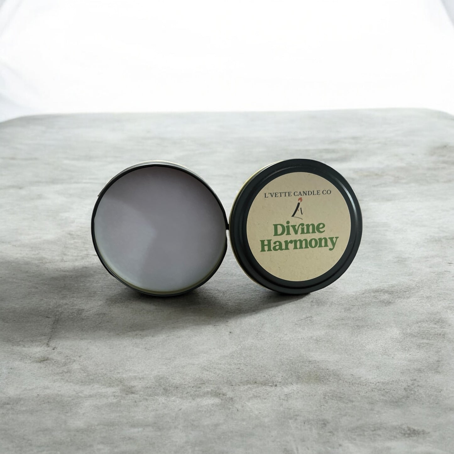 Wickless Tin Candles - Divine Harmony