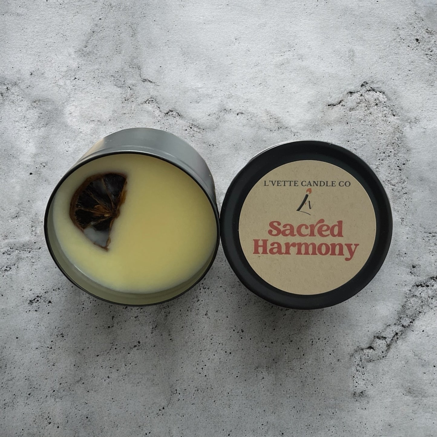 Wickless Tin Candles - Sacred Harmony