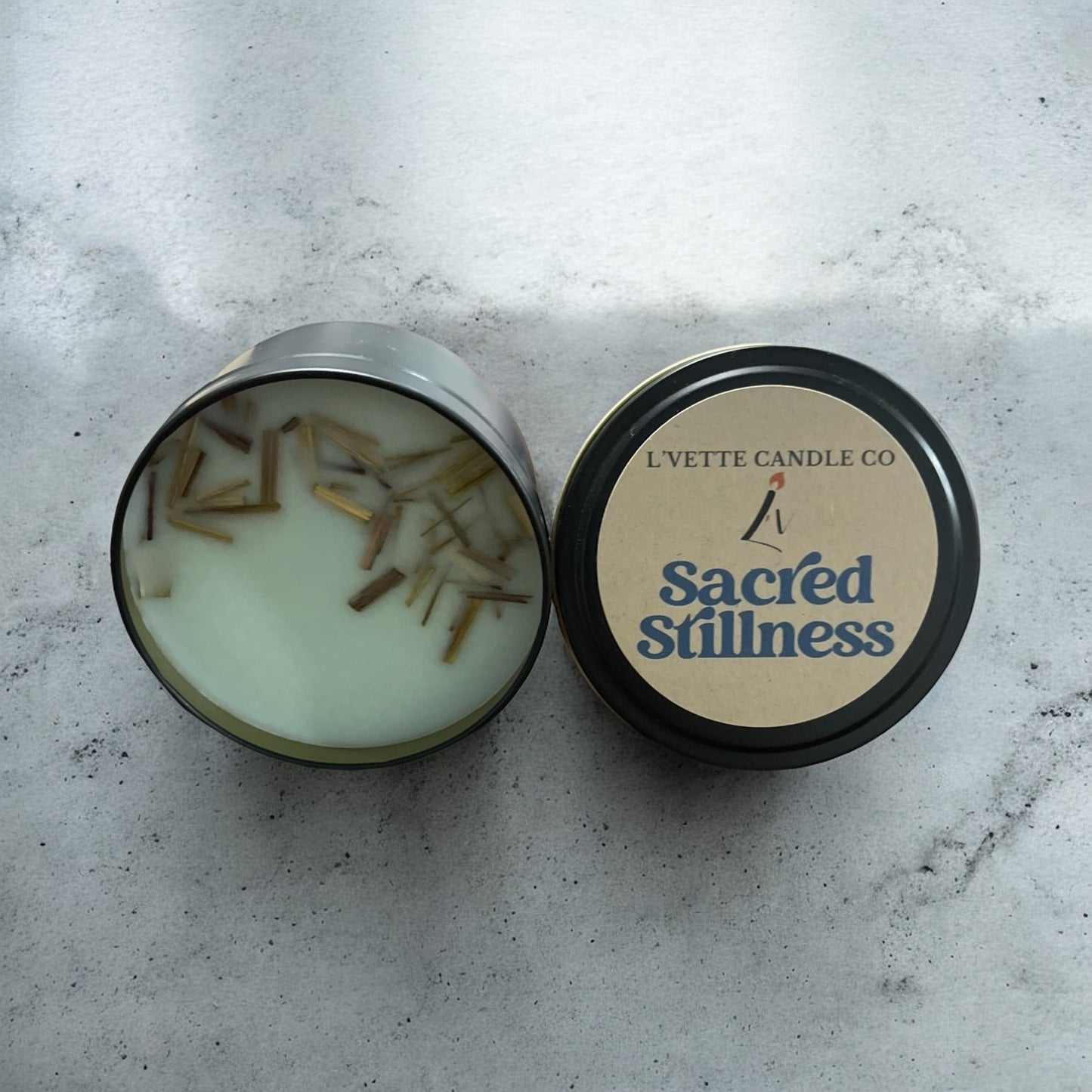 Wickless Tin Candles - Sacred Stillness
