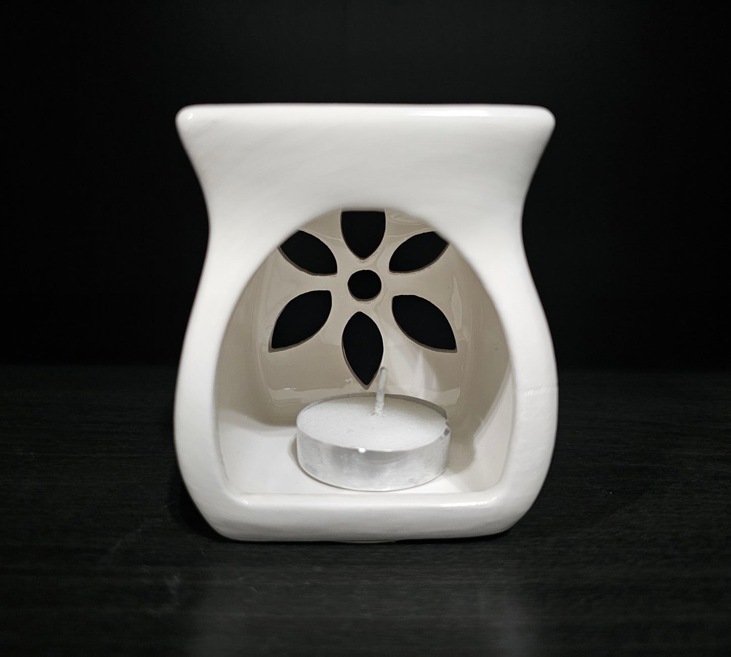 Tea Light - White Ceramic